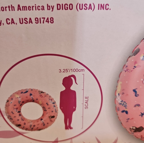 NEW Tommy Bahama kids inflatable tube mermaid - Picture 4 of 5